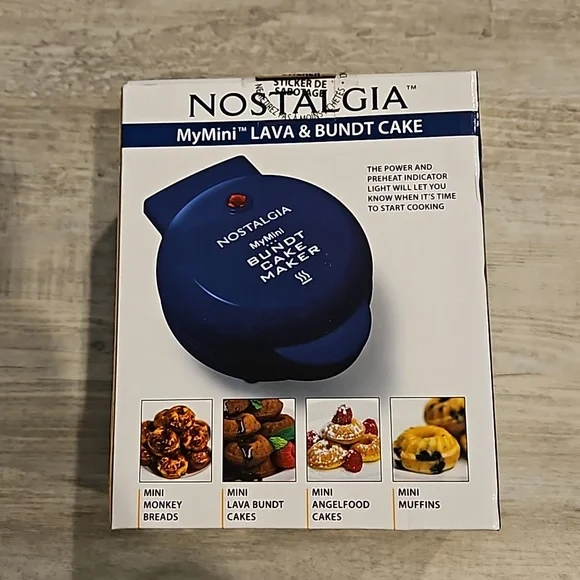 Nostalgia Kitchen New Mini Lava And Bundt Cake Maker Poshmark